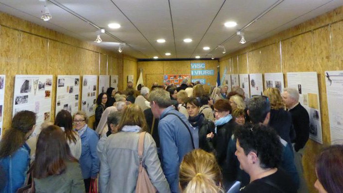 Gran èxit de públic en la inauguració de l’exposició dedicada a l’orde carmelita al Vendrell