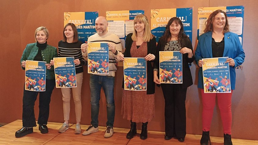 Els municipis del Penedès Marítim presenten el programa amb tots els actes del Carnaval 