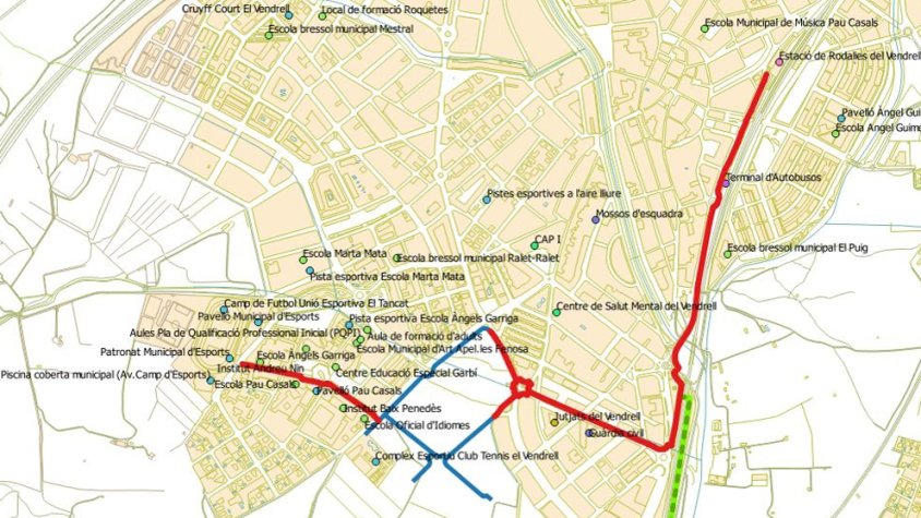La Generalitat de Catalunya confirma a l’Ajuntament del Vendrell una subvenció FEDER per a la implantació d’un carril bici
