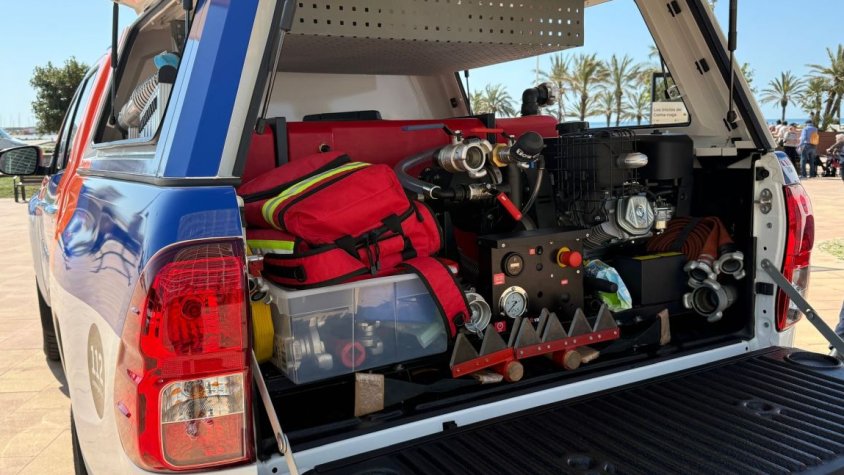 Protecció Civil del Vendrell incorpora un nou vehicle equipat per a l’extinció d’incendis