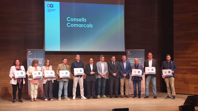 El Consell Comarcal del Baix Penedès rep el segon premi als Reconeixements Administració Oberta 2024 per segon any consecutiu