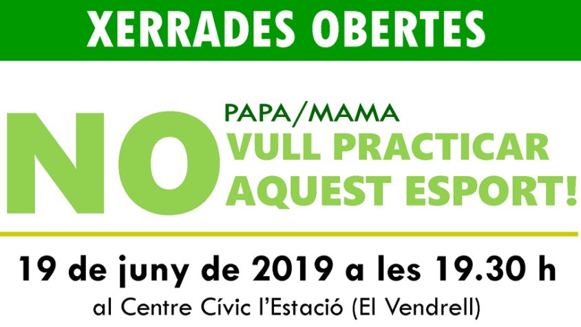 Dimecres 19 de juny a les 19.30h xerrada motivació al Centre Cívic l'Estació del Vendrell
