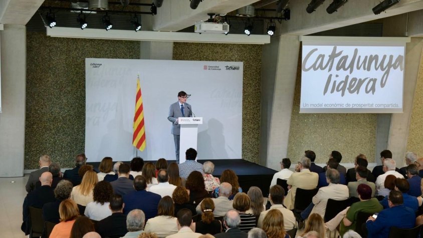 Visita del president de la Generalitat, Salvador Illa, al Vendrell