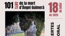 El Vendrell commemora el 101 aniversari de la mort d’Àngel Guimerà