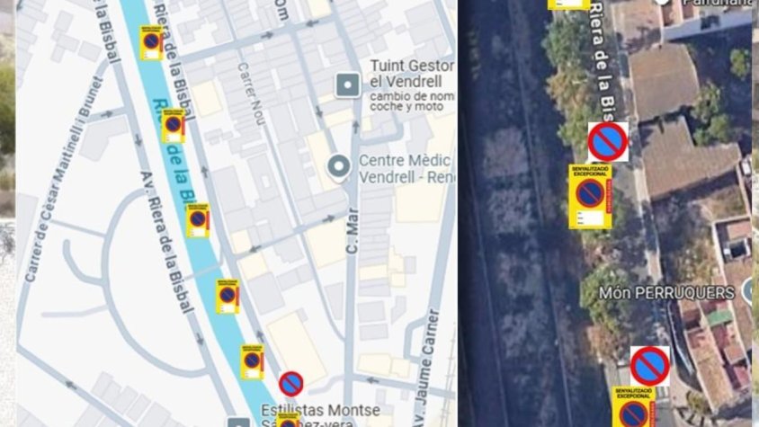 Comencen les obres de la transformació de la Riera de la Bisbal al seu pas pel centre del Vendrell
