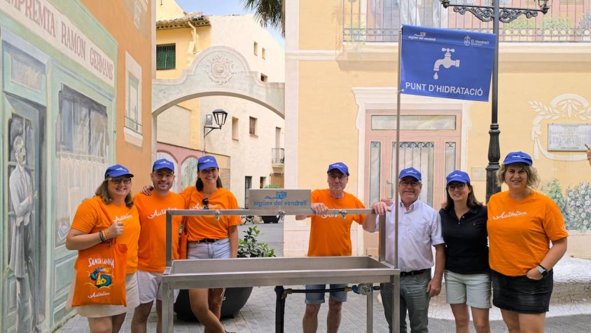Punts d'hidratació per a actes festius al Vendrell