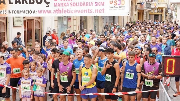 L´Arboç celebrarà la 9ª Cursa i Marxa Solidària contra el Càncer el diumenge 5 d´octubre de 2025