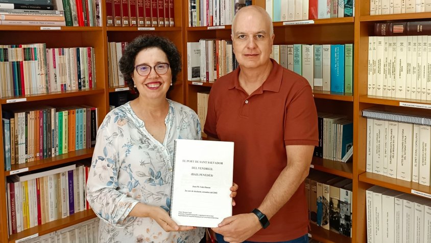 El geògraf Joan M. Colet diposita un treball d'investigació del Port de Sant Salvador del Vendrell a l'Arxiu Comarcal del Baix Penedès