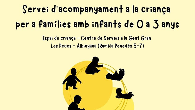 L’Espai de Criança està obert a totes les famílies interessades durant tot el curs, sense data límit d’inscripció.