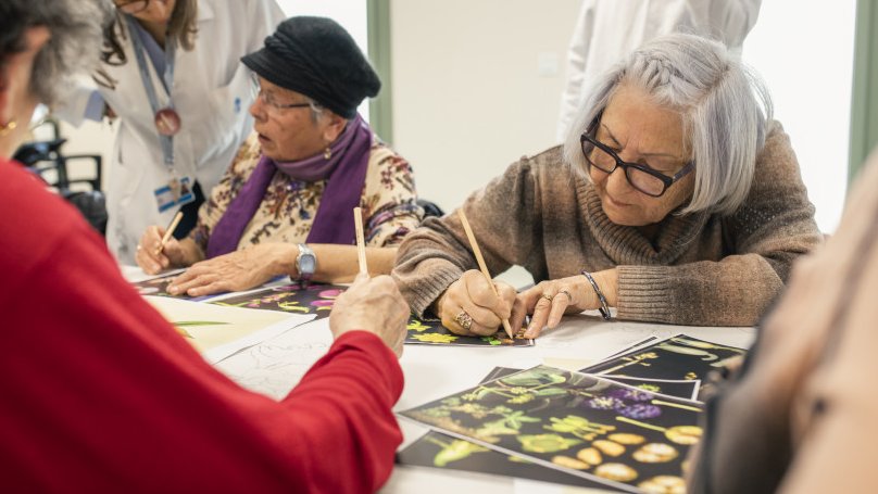 El programa Eixart. Art i Salut porta l’art i la creació als centres d’atenció primària
