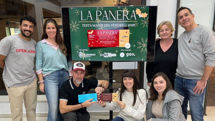 Presentació de la panera de nadal al Vendrell