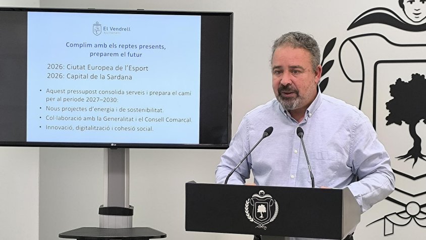 L’Ajuntament del Vendrell presenta un pressupost de 68 milions d’euros amb estabilitat financera i congelació d’impostos
