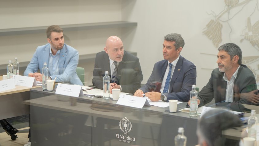 Carlos Prieto, delegat del Govern a Catalunya, destaca que "El Vendrell és avui un municipi més segur”