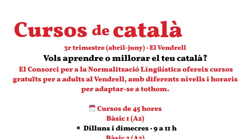 Vols aprendre o millorar el teu català?