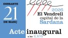 El Vendrell capital de la Sardana 2026