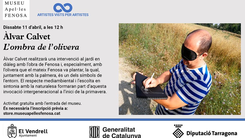Dissabte 11 d’abril a les 12h Àlvar Calvet realitzarà una intervenció al jardí
