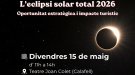 Calafell acollirà una jornada sobre l’eclipsi solar total 2026 i el seu impacte econòmic i estratègic al Baix Penedès