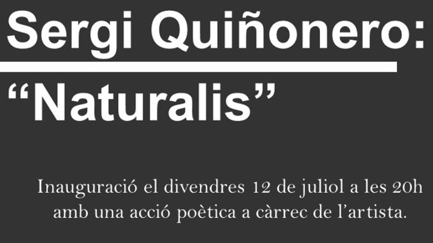 El Museu Deu inaugura aquest divendres l’exposició temporal “Naturalis” de Sergi Quiñonero