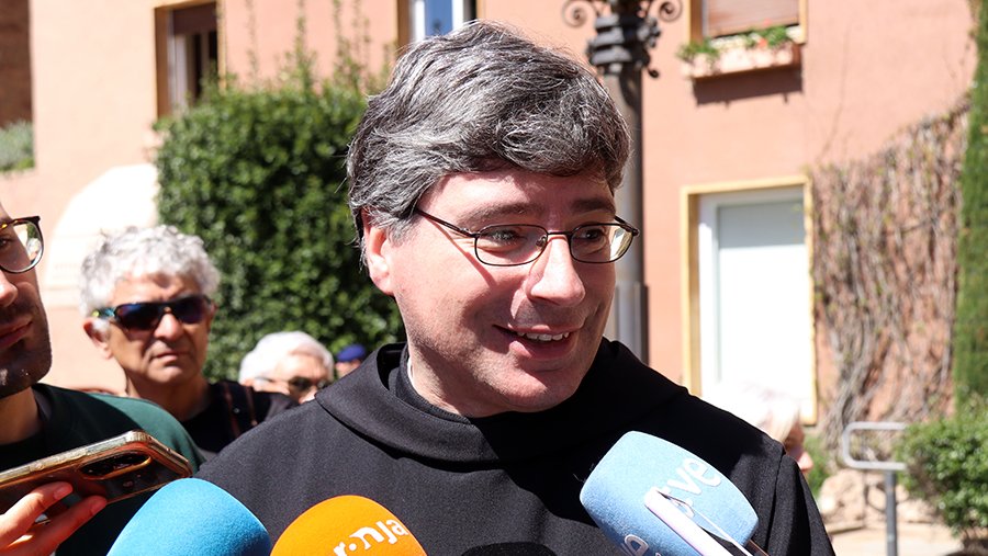 El coordinador de la visita del Papa a Montserrat: 