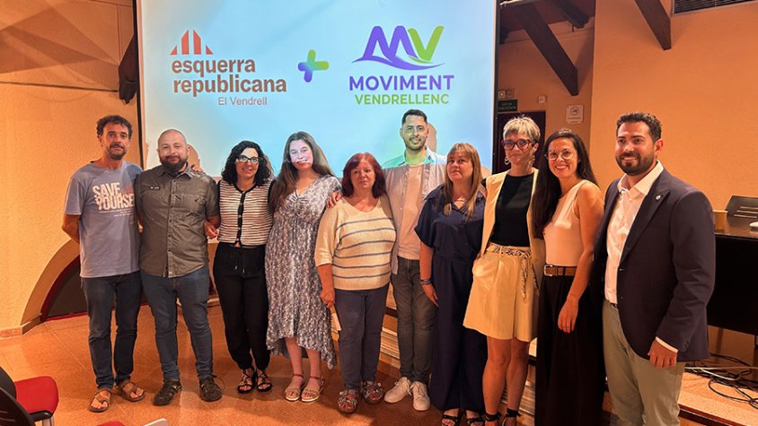 ERC i Moviment Vendrellenc consideren que el Vendrell necessita recuperar la confiança en la política municipal